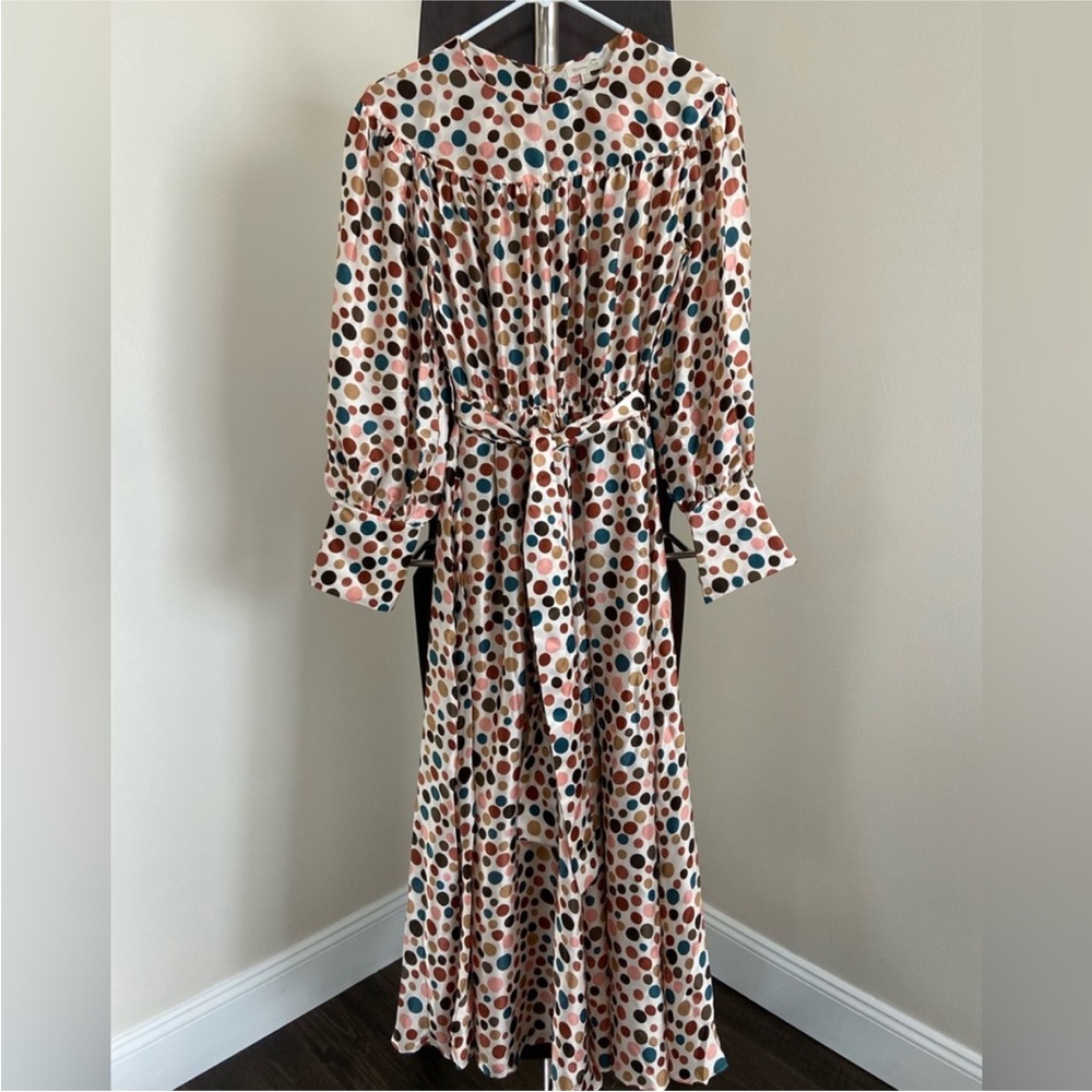 Massimo Dutti Polka Dot Maxi Dress